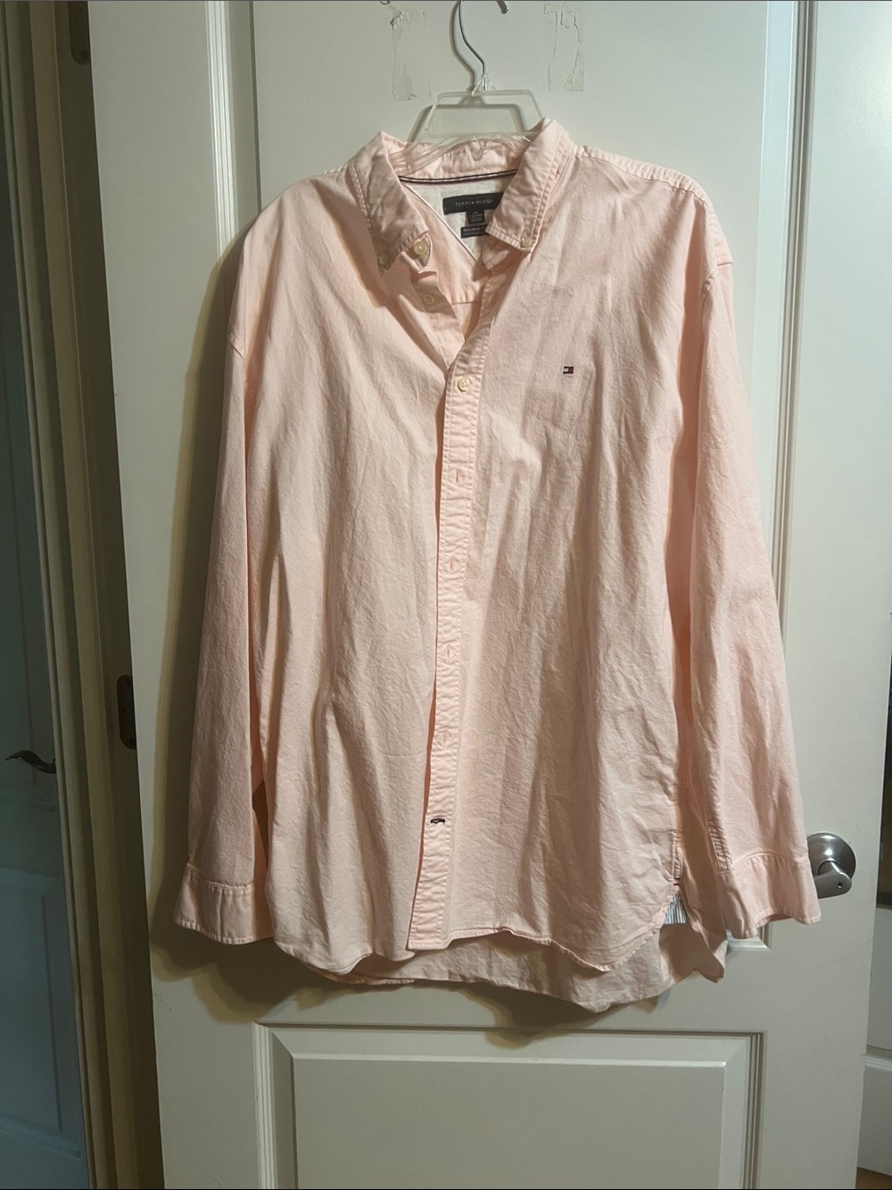 Tommy Hilfiger Pale Pink Oxford Button-Up Shirt
